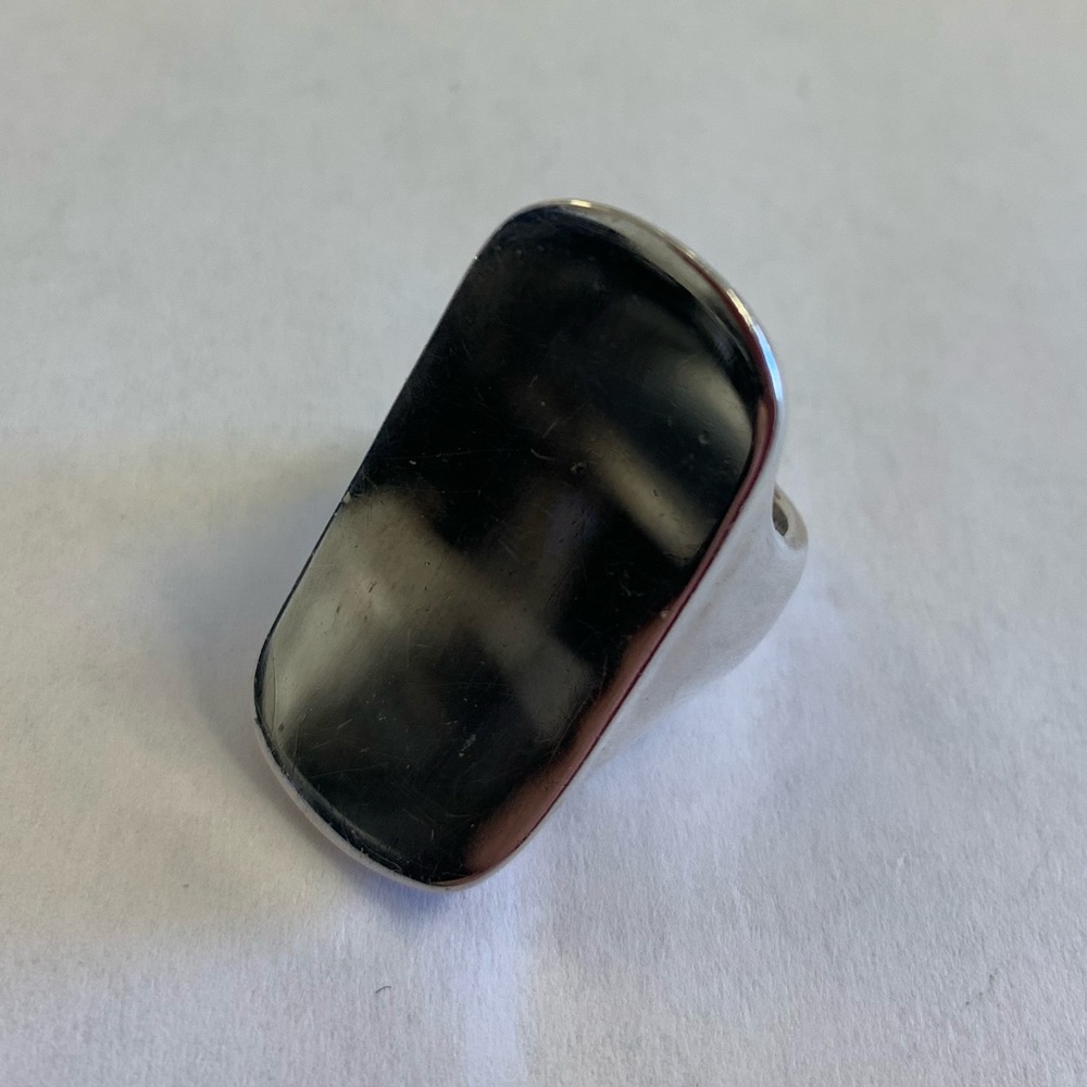 Elizabeth and James Sterling Saddle Ring